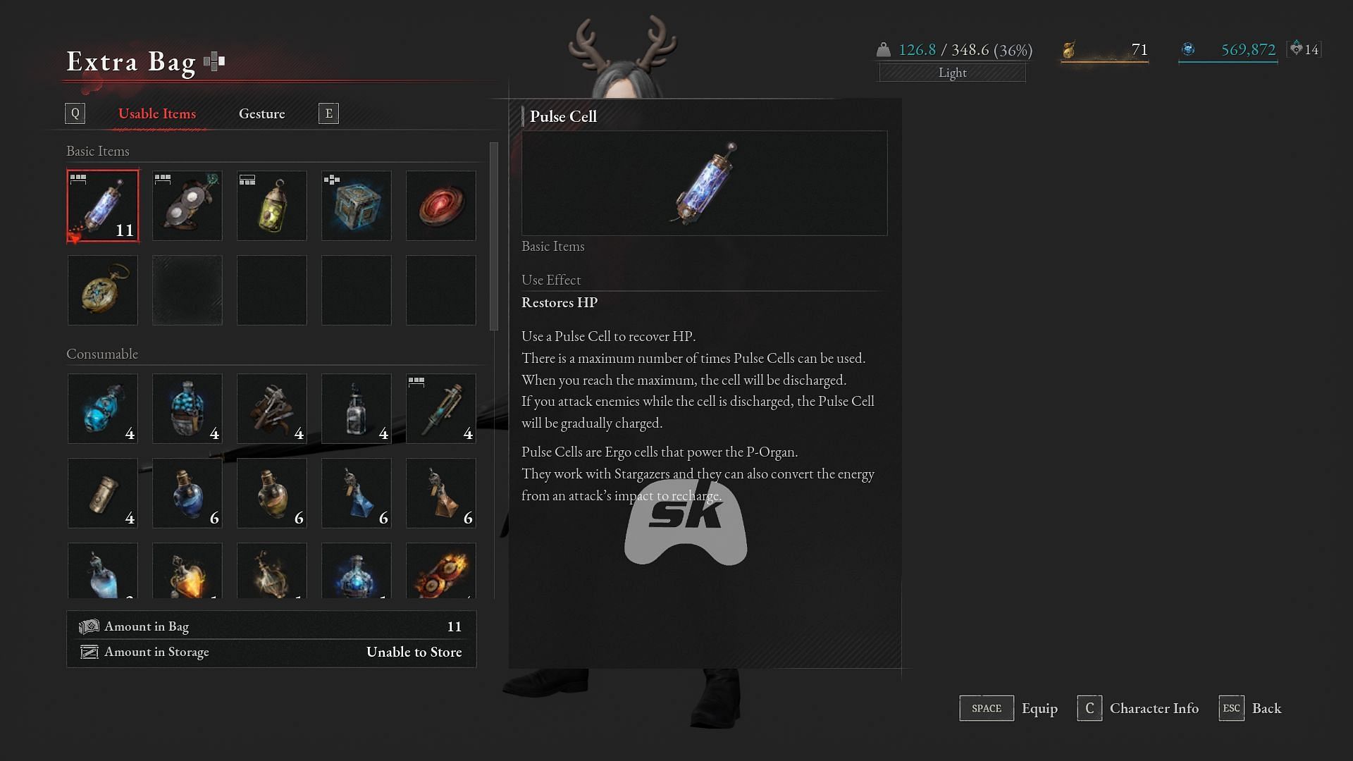 Pulse Cell is good for healing (Image via Sportskeeda Gaming || NEOWIZ)